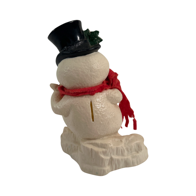 Vintage 1977 Christmas Club Frosty the Snowman Bank
