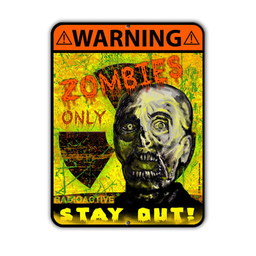 Zombie Kolorcoat™ Metal Bar Signs - 9x12