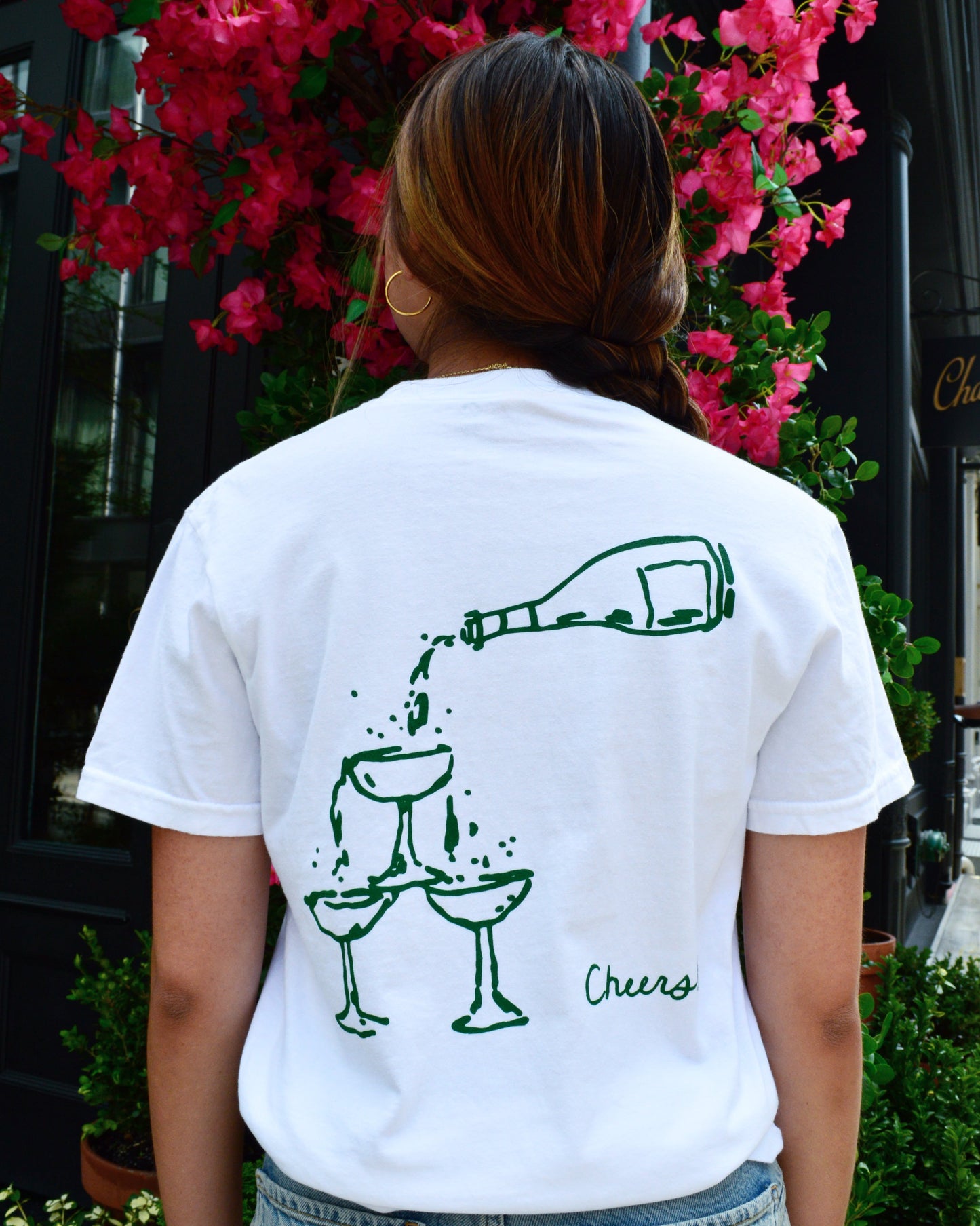 Champers Illustrated Tee