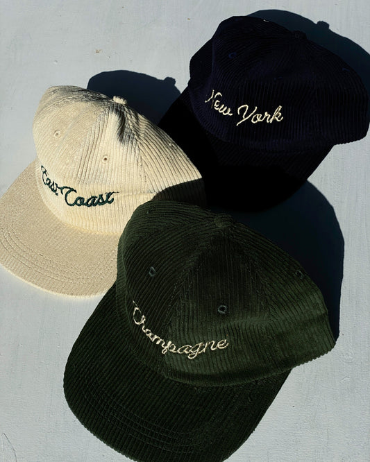 Champagne Corduroy Dad Cap
