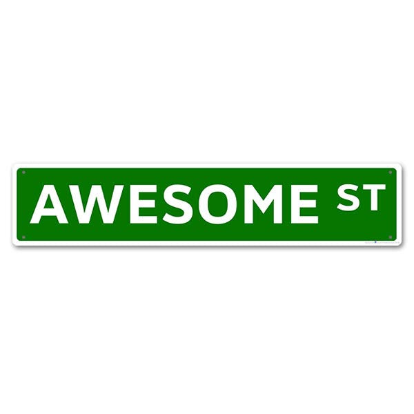 Street Signs Kolorcoat™ Metal Bar Sign