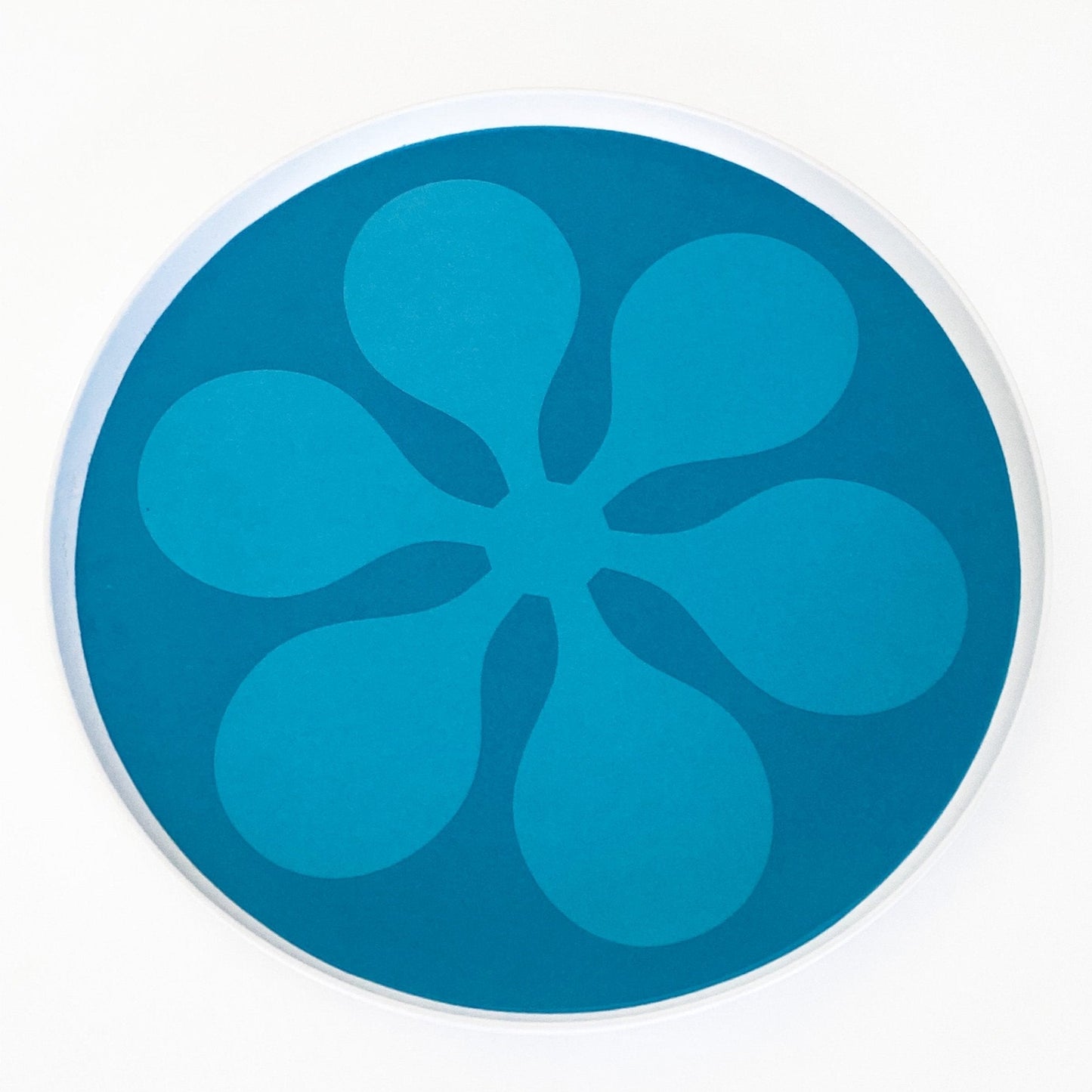 Modfest Melamine Dinner Plates - Blue - Set of 4