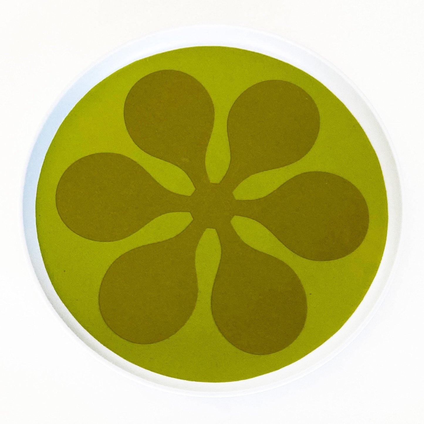Modfest Melamine Salad Plates - Green - Set of 4