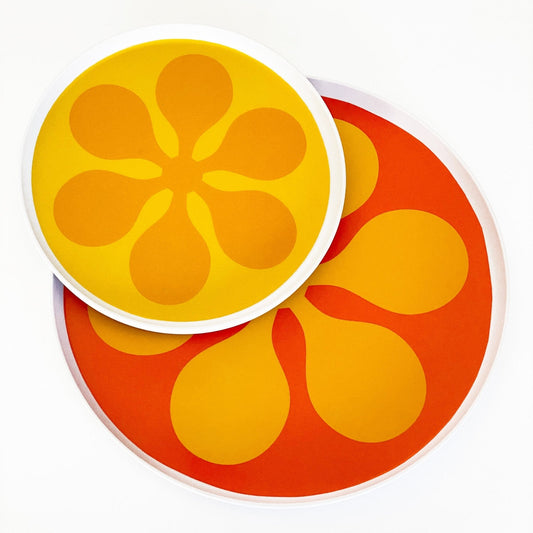 Modfest Melamine Salad Plates - Yellow - Set of 4