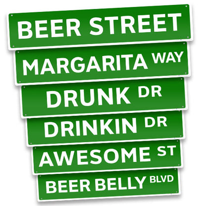 Street Signs Kolorcoat™ Metal Bar Sign