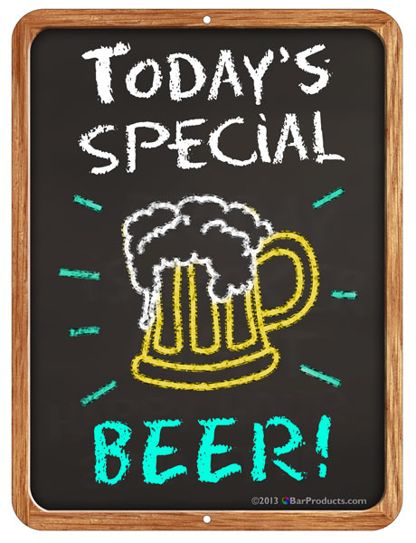 Today's Special Kolorcoat™ Metal Bar Signs